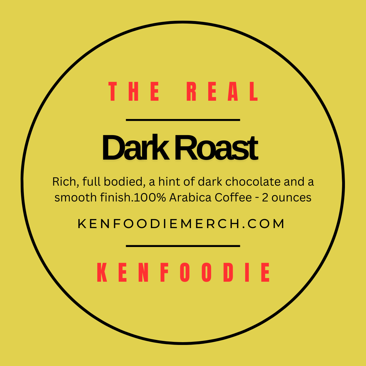 Ground coffee Dark Roast