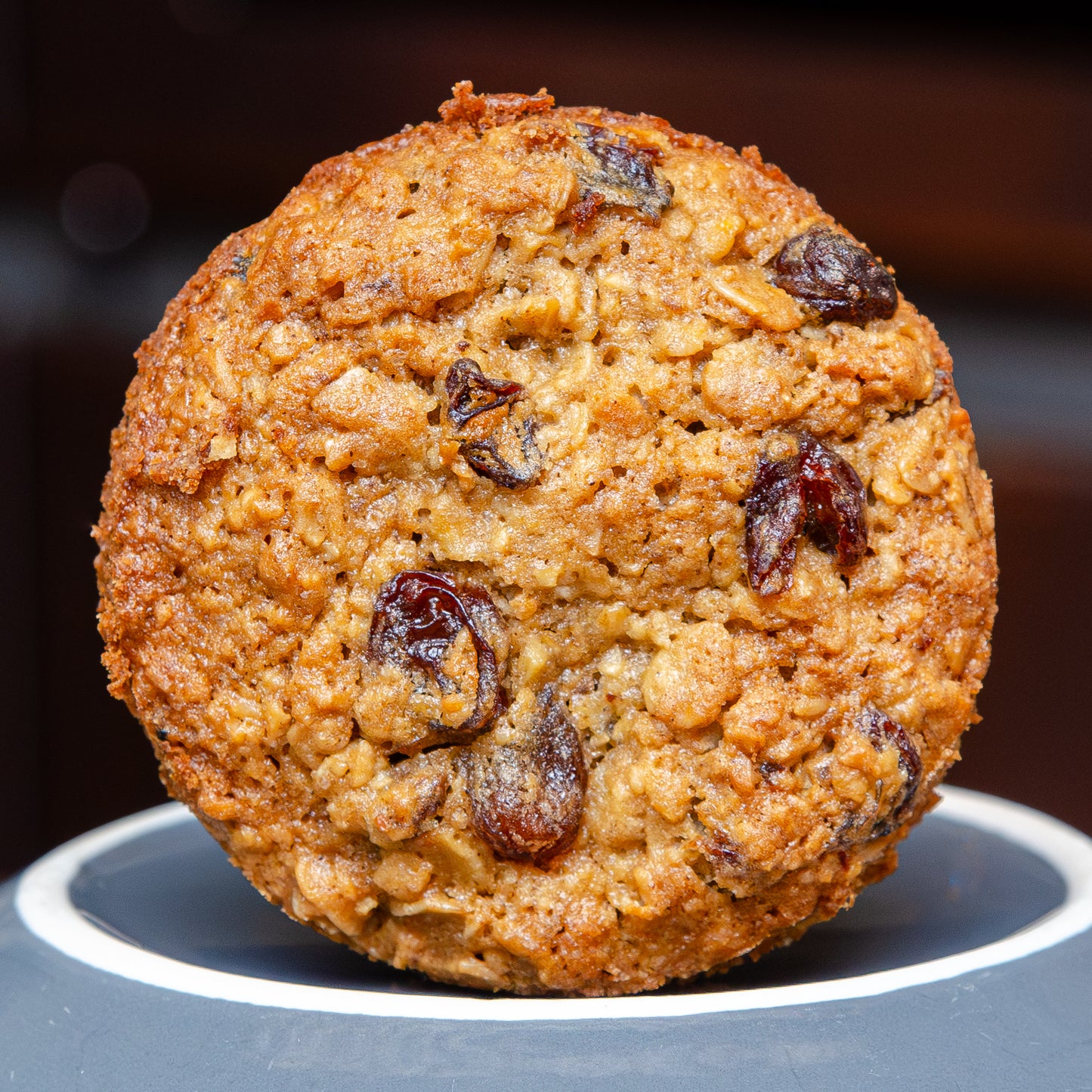 Rum raisin oatmeal cookie