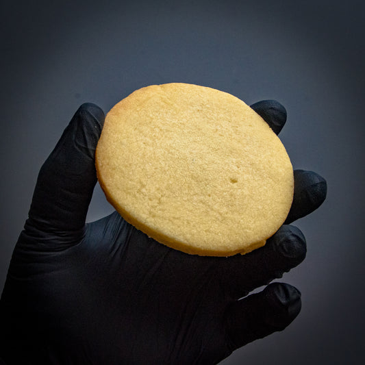 Round butter cookie