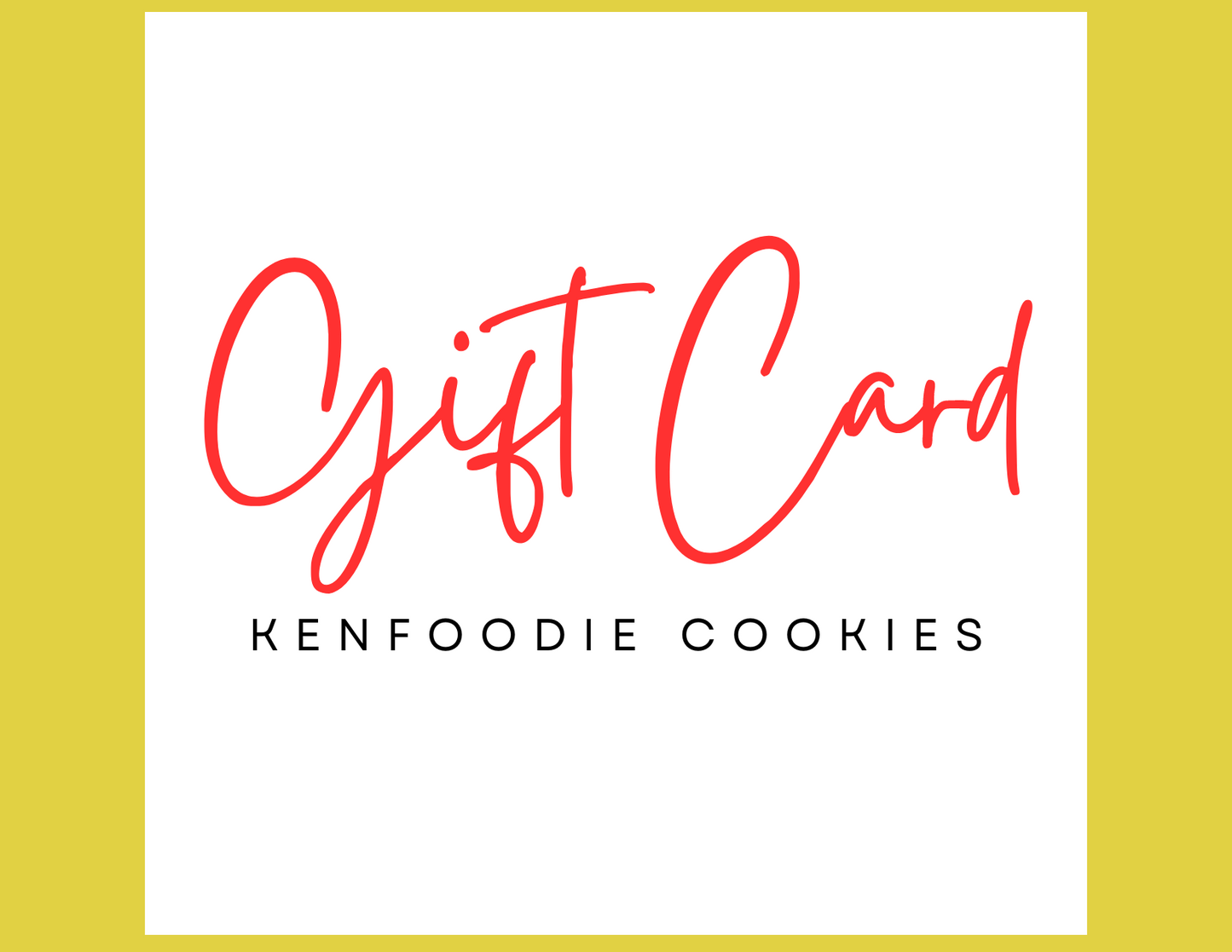 KenFoodie Gift Card