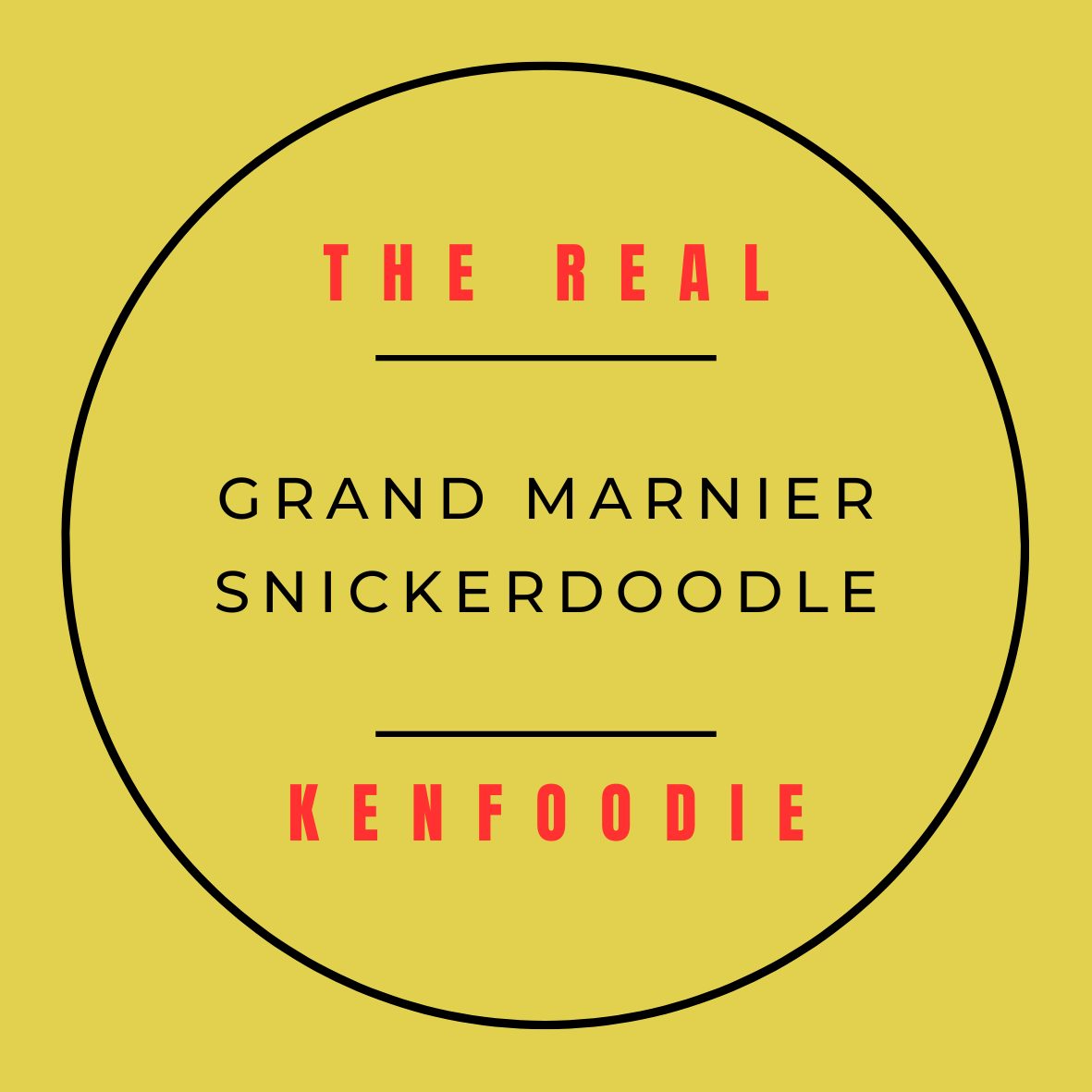 Grand Marnier Snickerdoodle Cookie