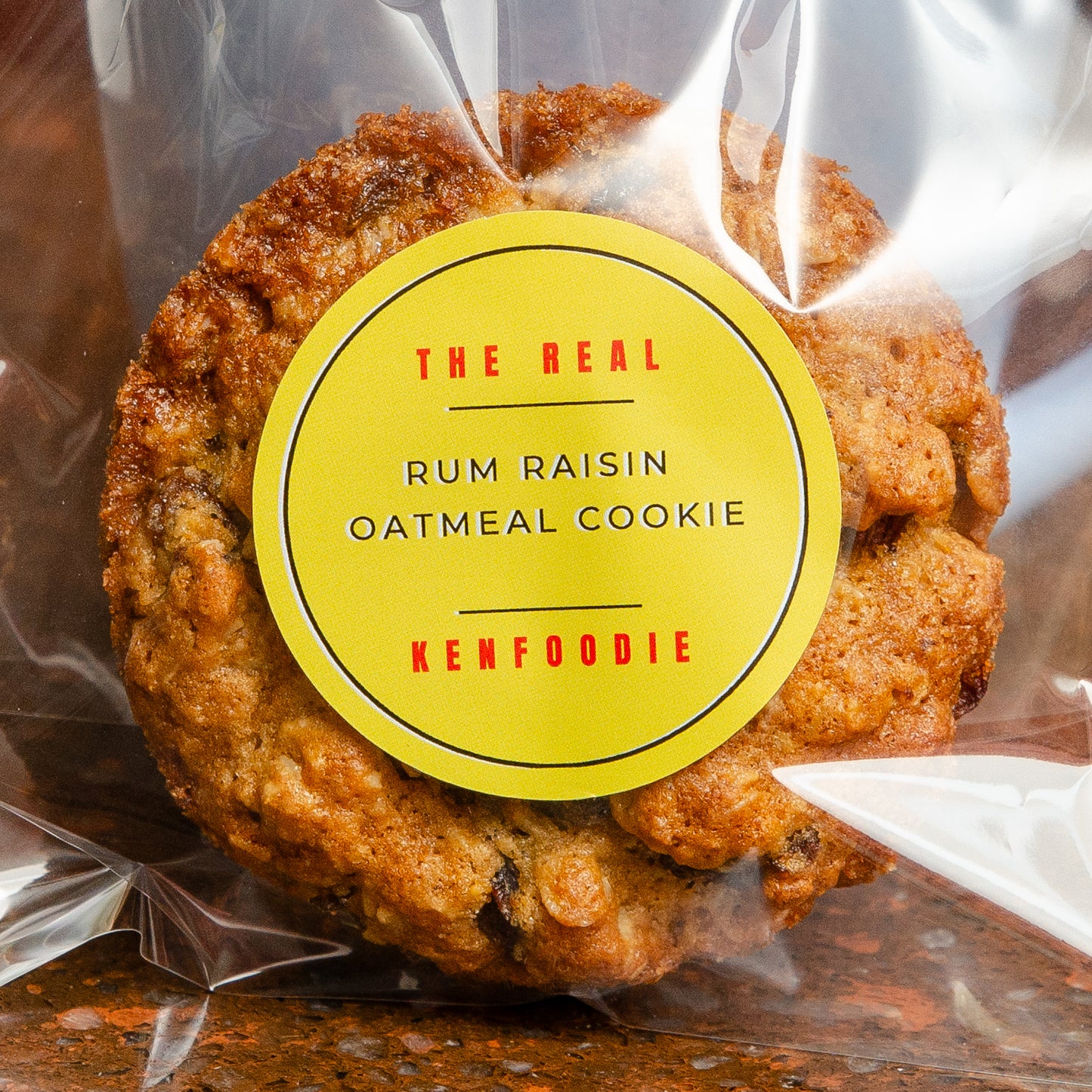 Rum Raisin Oatmeal Cookies